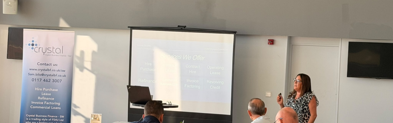 Synergy member presenting at weekly morning meeting